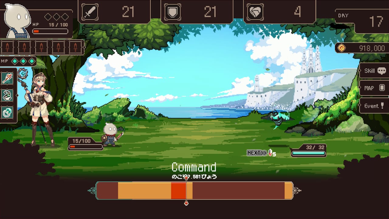 Steam公式スクリーンショットより、プロジェクト・ソラリスの日割り計画とキャラクター場面